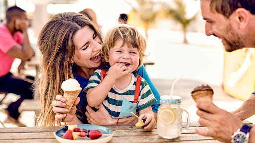 Enjoy some cool ice cream on your stop in Dubai.