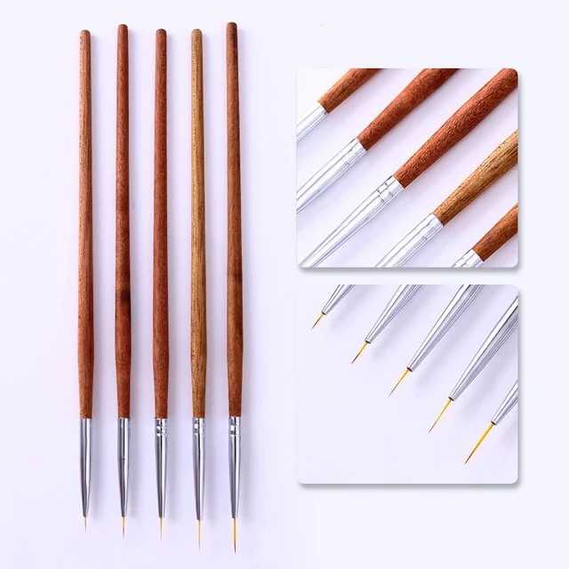 Title 15, 3 komada UV Gel Nail Liner četkica set, akrilne...