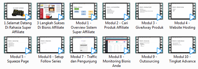 Video belajar bisnis affiliate 