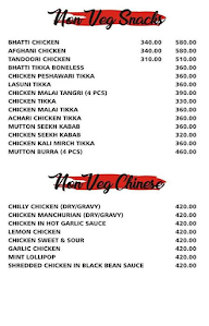 Talwars sardarji family restaurant menu 6