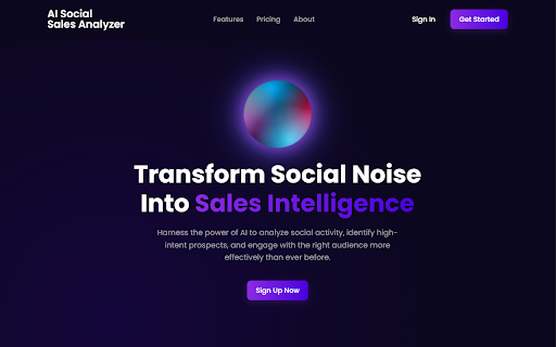 AI Social Sales Analyzer