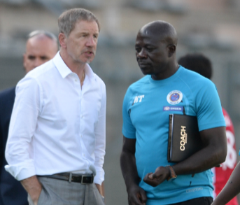 SuperSport United coach Kaitano Tembo will be looking to get the better of his former mentor Stuart Baxter of Kaizer Chiefs.