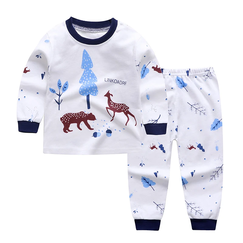 Roupas de outono para bebês meninos e meninas com calças compridas. Perfeito para o conforto em casa.