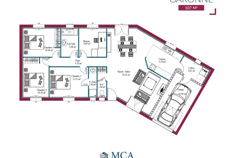  Vente Terrain + Maison - Terrain : 1 080m² - Maison : 69m² à Langon (33210) 