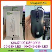 Chuột Vi Tính Qiy I8 - Siêu Bền, Lướt Cực Êm, Cầm Chắc Tay - Full Box, Bảo Hành 12 Tháng