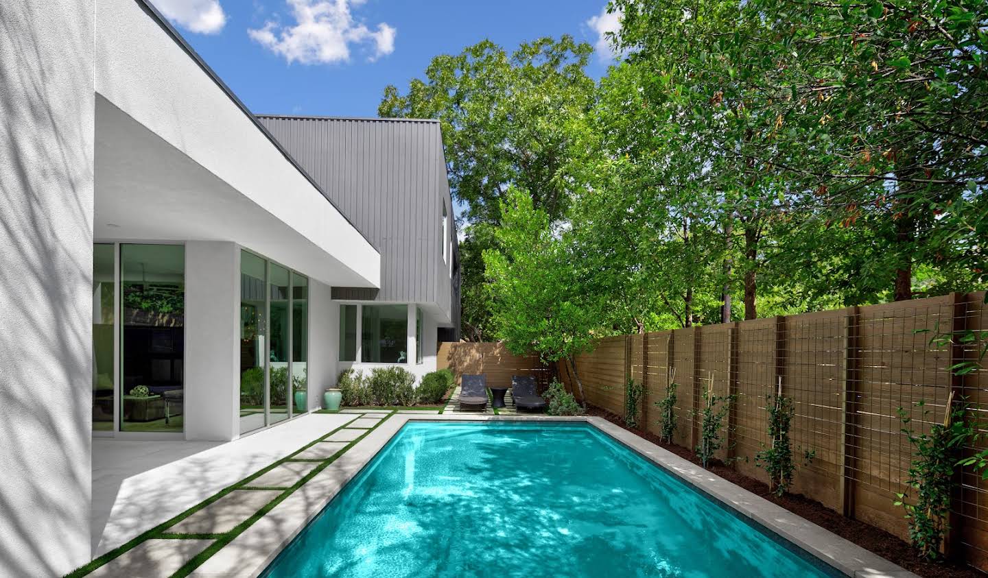 House with pool and garden Austin