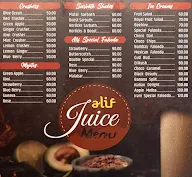 Alif Mandi House menu 2