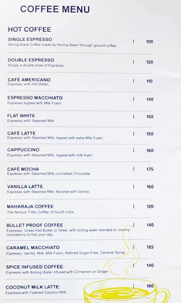 Healthy Fuel Cafe menu 