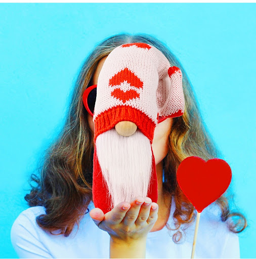 Title 8, Red Heart Knitted Faceless Baby Doll Toy, a sof...
