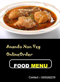 Anando Foods menu 2