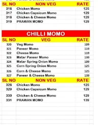 Momomia menu 1