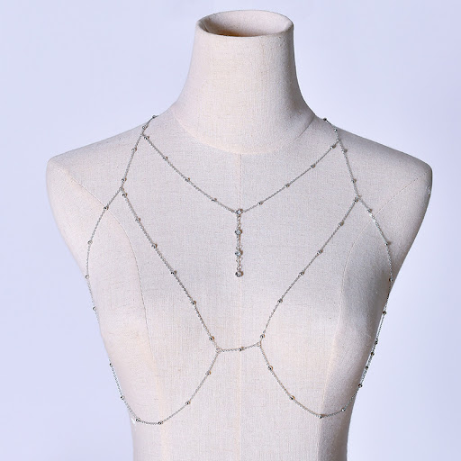 Title 7, Exaggerated Beach Casual Body Clothing Chain Ne...