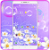 Bubble Theme Purple Water Cute Balloon Flowers icon