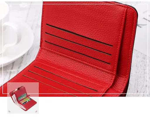 Title 19, Lychee stripe ladys wallet, stylish and functi...