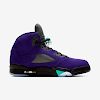 air jordan 5 purple grape