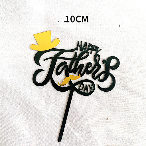 Title 1, Fathers Day Cake Decoration Dad Birthday Acces...