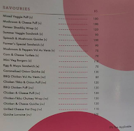 Love & Cheesecake menu 3