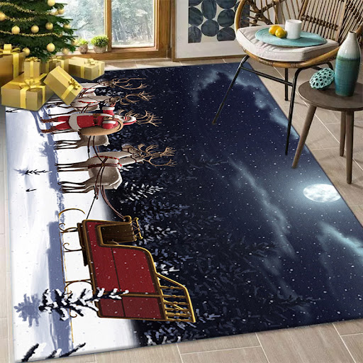 Title 12, Christmas Living Room Decorative Floor Mat Door...