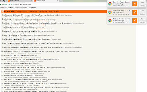 Hacker News Comments Notifier Plugin