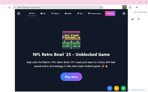 NFL Retro Bowl 25 Unblocked