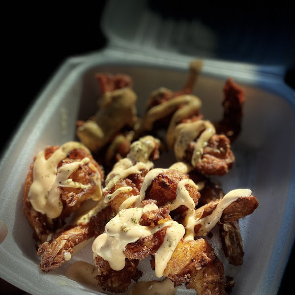 Coconut fried shrimp! Delicious!