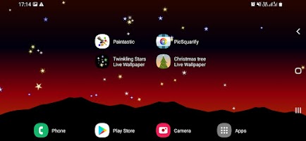 Twinkling Stars Live Wallpaper Screenshot