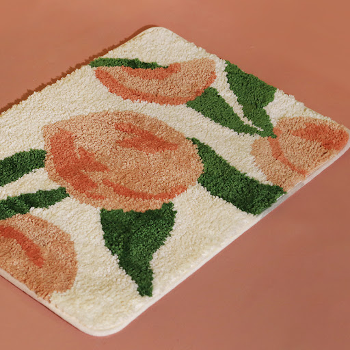 Title 3, Original Design Summer Peach Flocking Soft Mat ...
