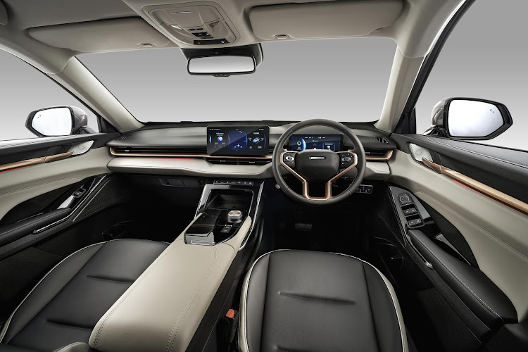 The spacious interior offers a lot of tech and digitisation for the money.