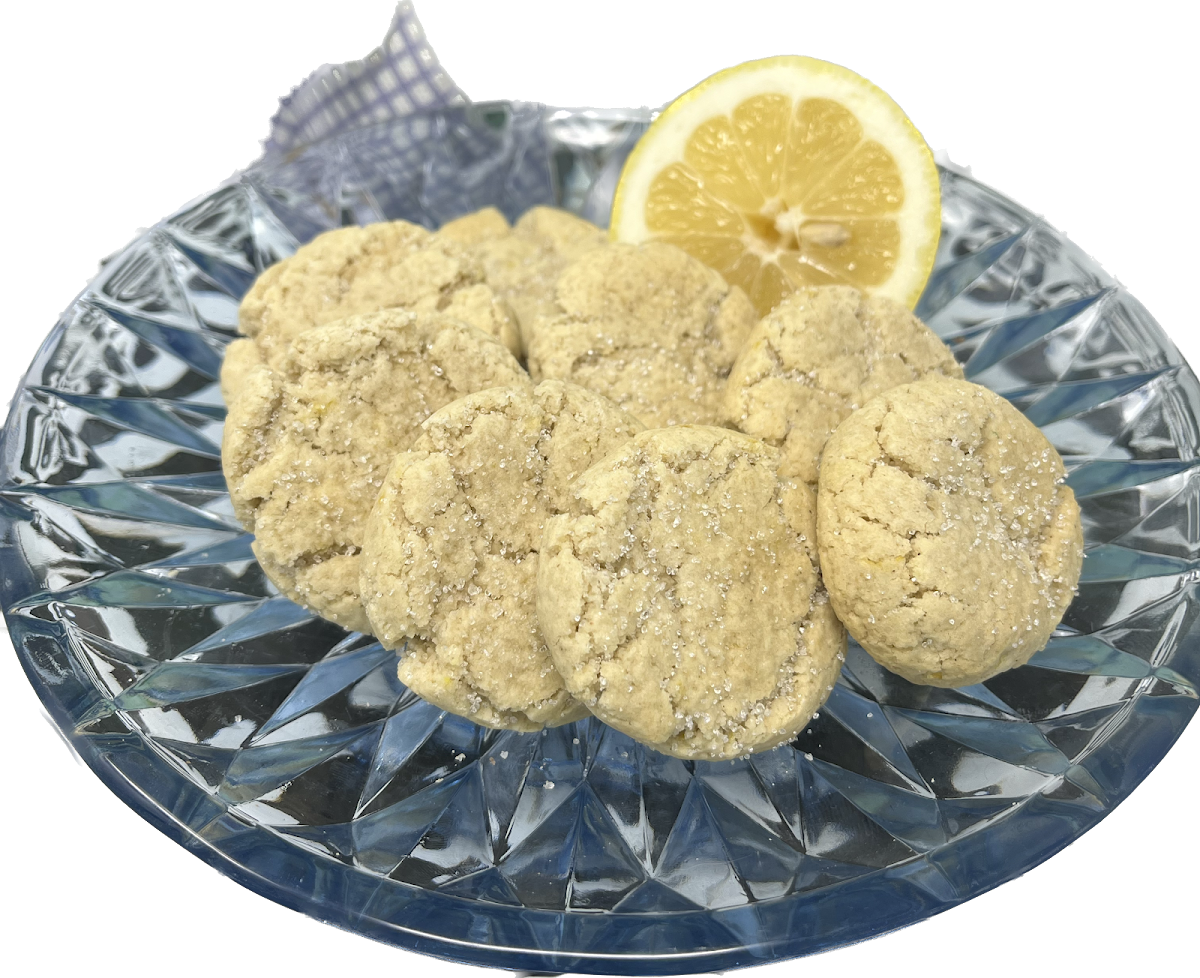 Lemon Poppyseed Button Cookies