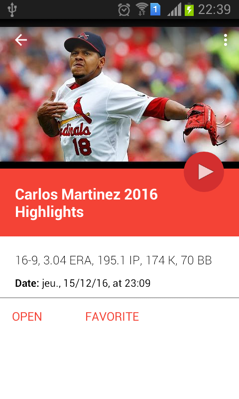 Android application Fox Sports screenshort