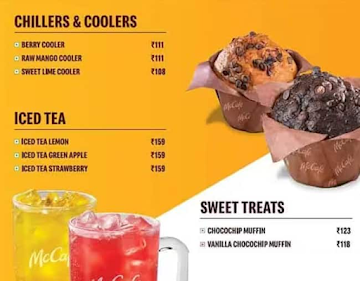 McDonald's menu 