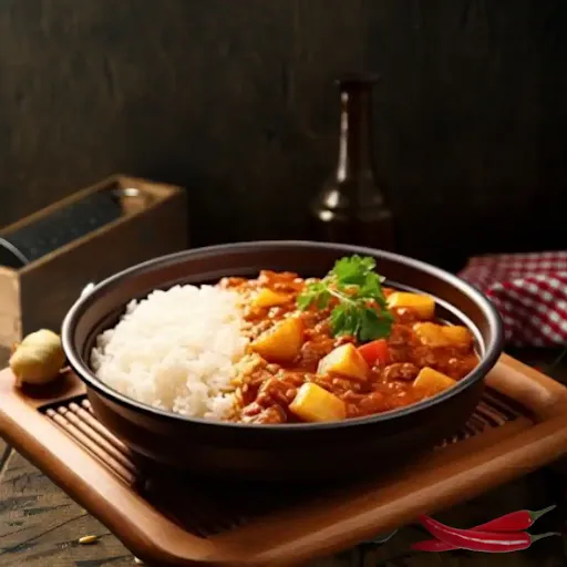 Japanese Katsu Curry Rice Bowl Veg