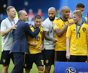 Vincent Kompany rend hommage à son tour à Roberto Martinez et Eden Hazard 