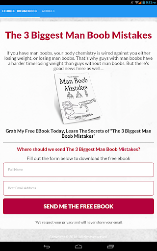 Exercise for Man Boobs