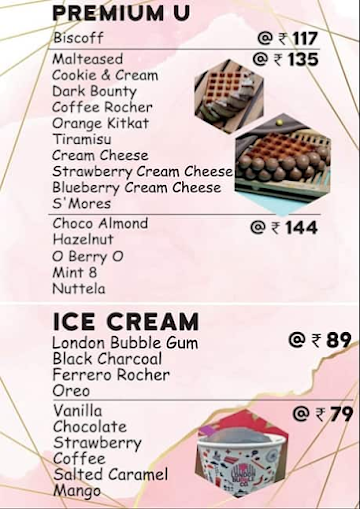 LBC - London Bubble Co menu 