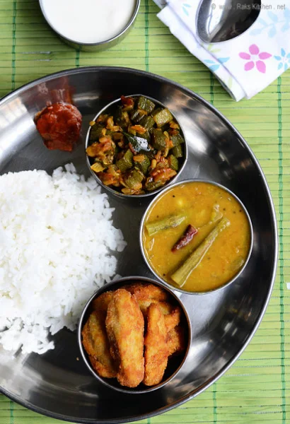 Rice Sambar & Bajji