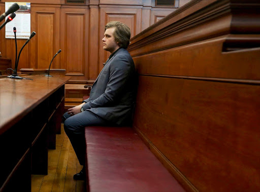 Murder accused Henri van Breda at the Western Cape High Court. File photo