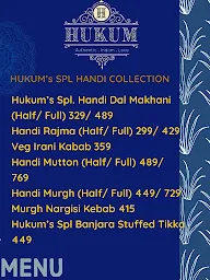 Hukum - Authentic Indian Love menu 4