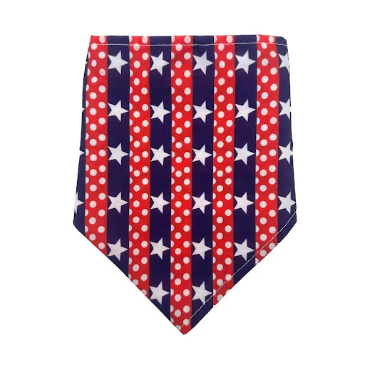 30/50pcs 4th of July Style Dog Bandana Pet Supplies Independence Day Dog Accessories