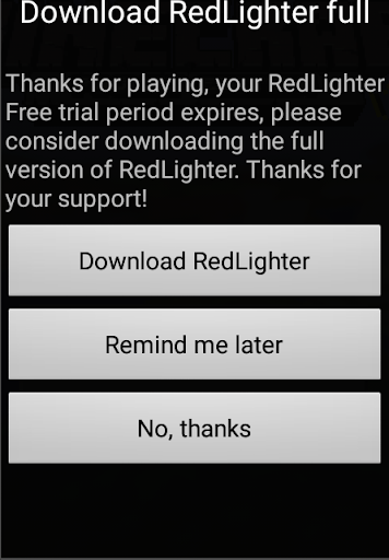 RedLighter Free Trial