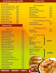 Taniya Grand menu 2