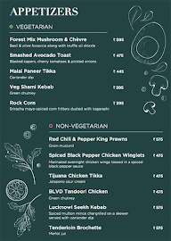 Blvd Club menu 1