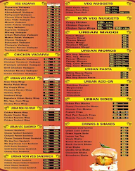 Urban Vada Pav menu 1