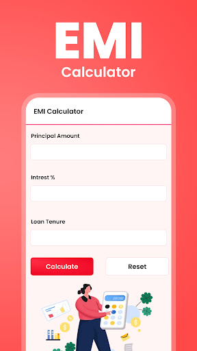 Screenshot Loan Tool- EMI Loan Calculator