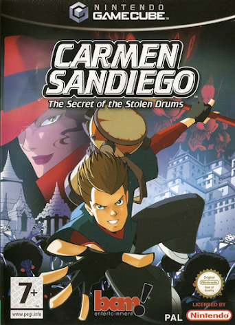 Carmen Sandiego: The Secret of the Stolen Drums - Nintendo Gamecube - PAL/EUR/SWD (SE/DK Manual) - Complete (CIB)