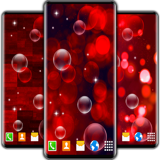 Red Live Wallpaper ❤️ HD Red Bubble Wallpapers