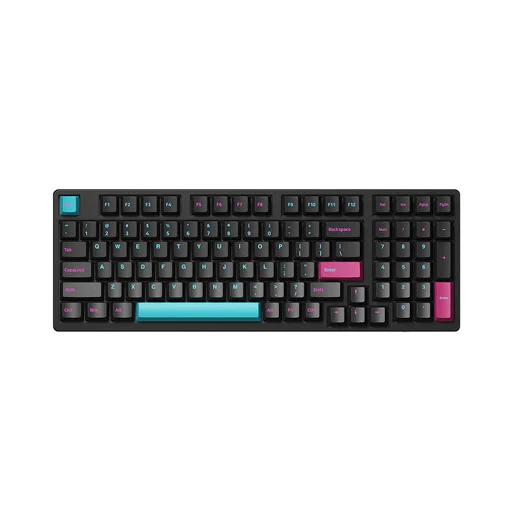 Bàn phím cơ Akko 3098 DS Midnight R2 Akko Pink Switch