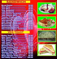 Krishna Frankie & Sandwich menu 2