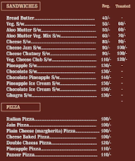 Jashuben Shah Old Pizza menu 1
