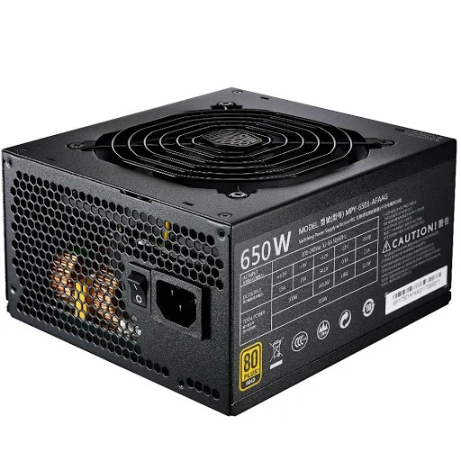 Nguồn máy tính Cooler Master MWE Gold 650 - 650W - 80 Plus Gold - Full Modular